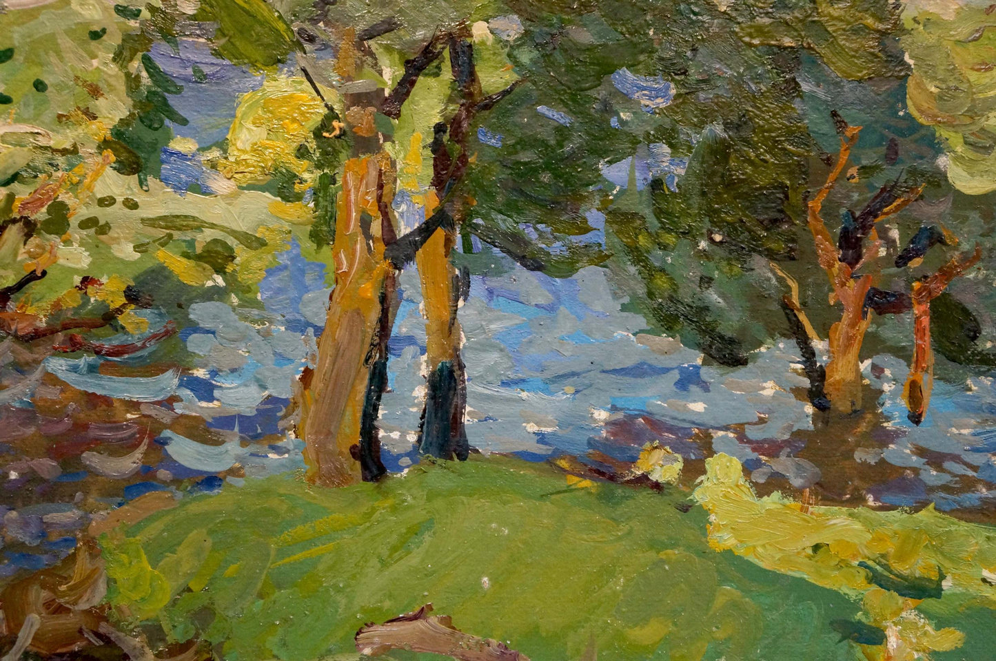 Oil painting Windy day Gaiduk Viktor Kirillovich