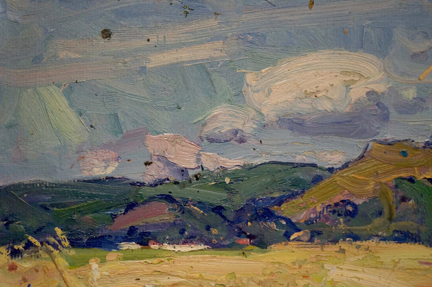 Oil painting Fields Kolosovsky Georgy Sergeevich