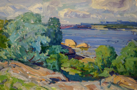 Oil painting Dnieper Kolosovsky Georgy Sergeevich