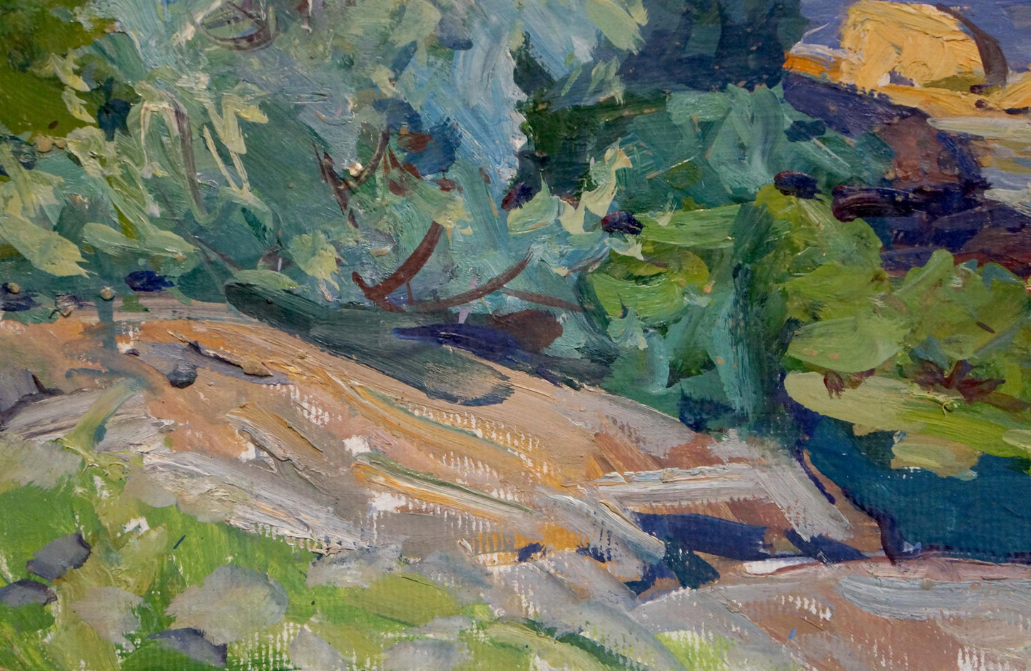 Oil painting Dnieper Kolosovsky Georgy Sergeevich