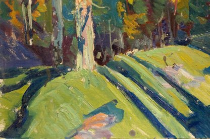 Oil painting Golden autumn Fomin Anatoly Nikiforovich