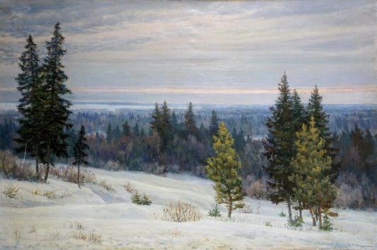 Oil painting Forest landscape Starshinov V. V.