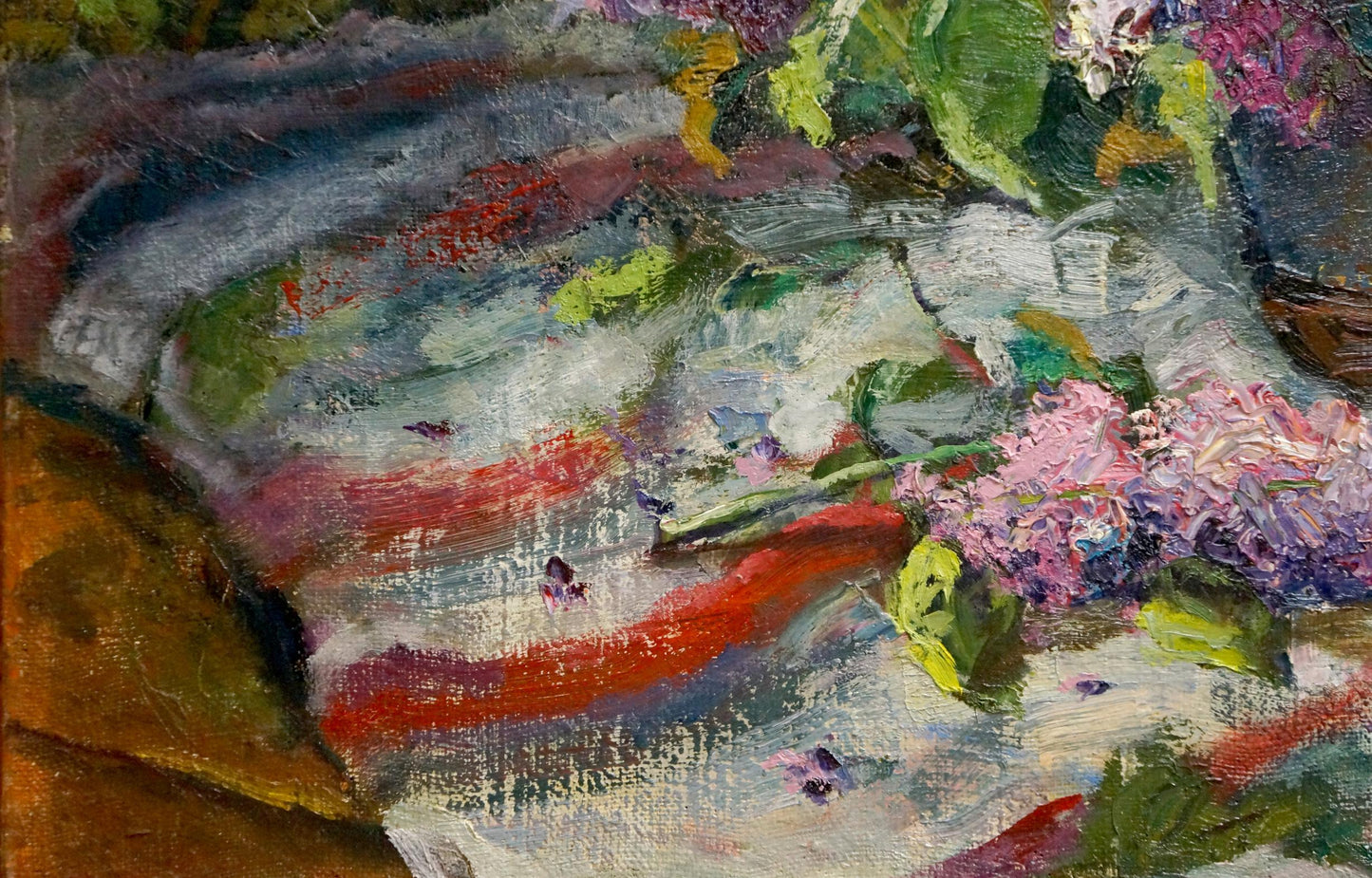Oil painting Lilac  Anatoly Varvarov