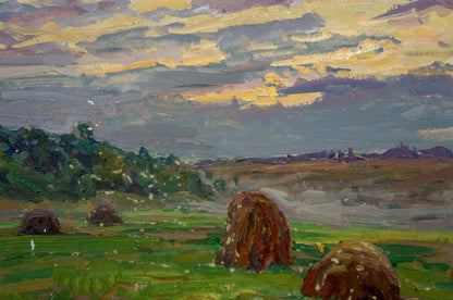 Oil painting Sunset Fomin Anatoly Nikiforovich
