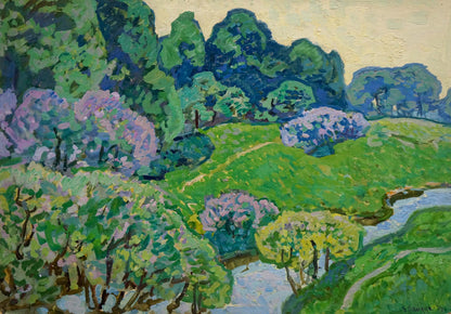 Oil painting Warm morning Gaiduk Viktor Kirillovich