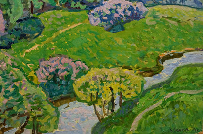 Oil painting Warm morning Gaiduk Viktor Kirillovich