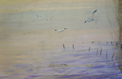 An oil artwork capturing the beauty of an island landscape