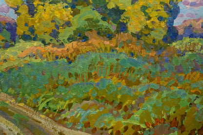 Oil painting Meadow road Ruban Grigory Savelievich