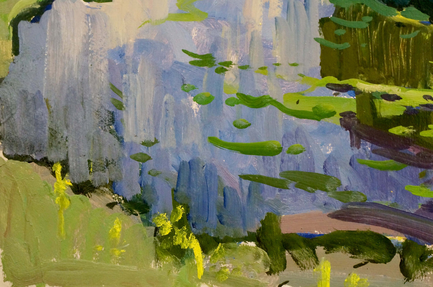 Oil painting On the Dnieper Ruban Grigory Savelievich