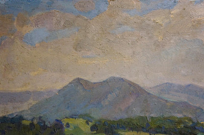 Oil painting Mountain landscape Zhabinsky Leonid Andreevich