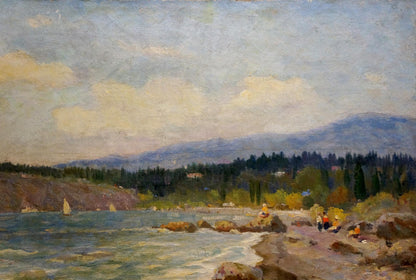 Victor Mikhailovich Dobrzhansky's oil composition Seashore Beauty