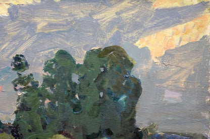 Oil painting Before the storm Fomin Anatoly Nikiforovich