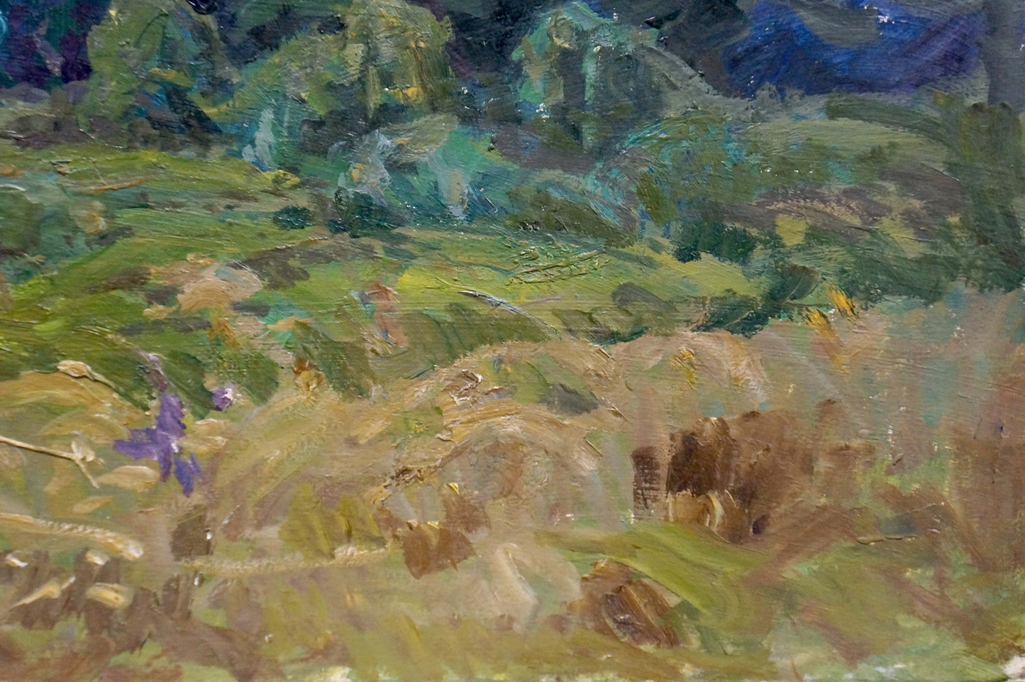 Oil painting Before the storm Fomin Anatoly Nikiforovich