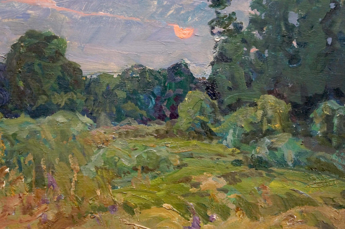 Oil painting Before the storm Fomin Anatoly Nikiforovich