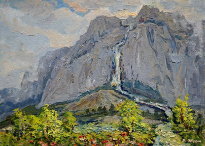Oil painting Mount Ai-Petri Zhugan Vladimir Alexandrovich
