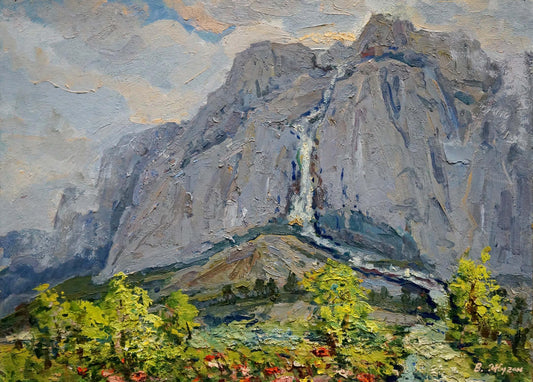 Oil painting Mount Ai-Petri Zhugan Vladimir Alexandrovich