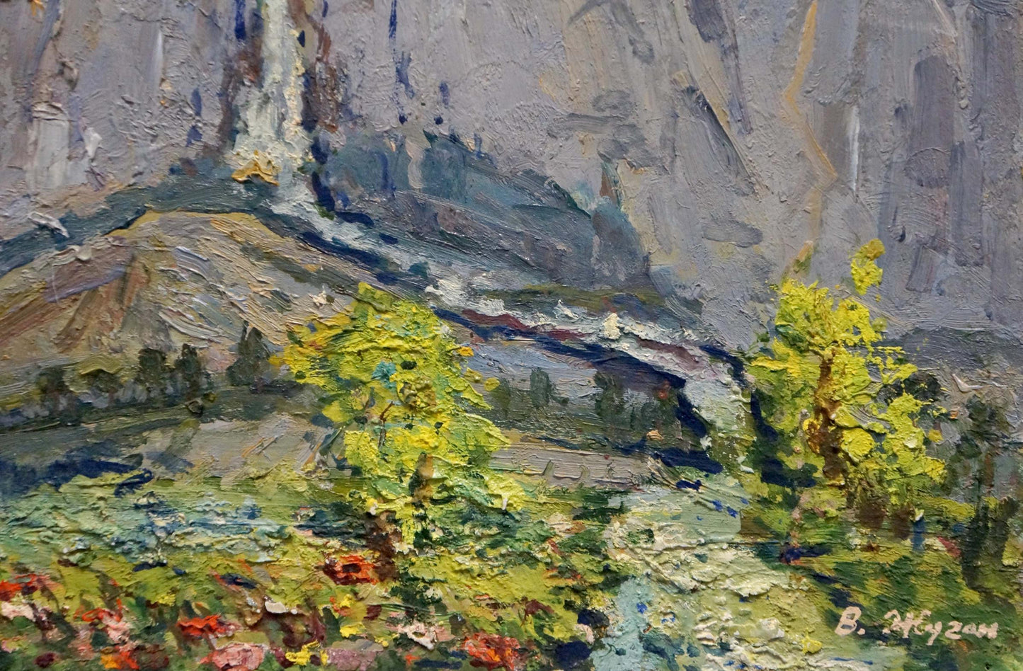 Oil painting Mount Ai-Petri Zhugan Vladimir Alexandrovich