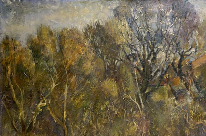 Oil painting Suburban Massif Bazilev Sergey