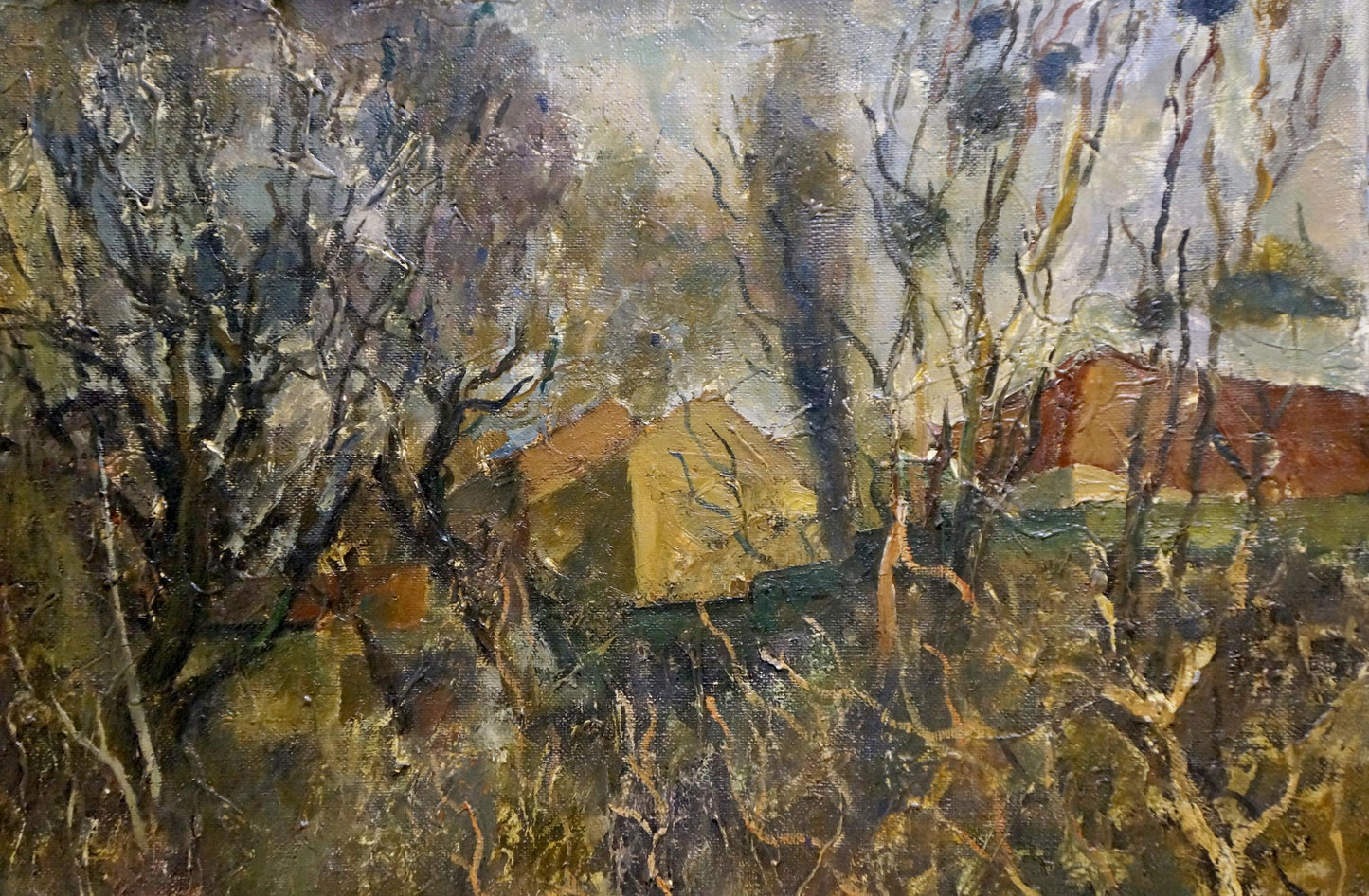 Oil painting Suburban Massif Bazilev Sergey