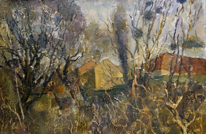 Oil painting Suburban Massif Bazilev Sergey