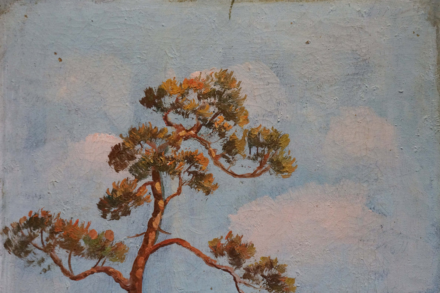 Oil painting Path in the summer forest Unknown artist