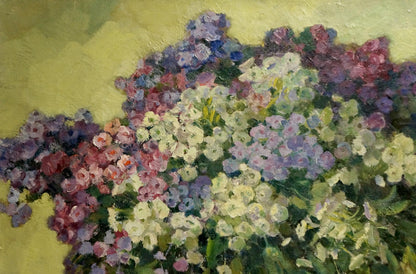 Oil painting Phlox Suponin Petr Mikhailovich