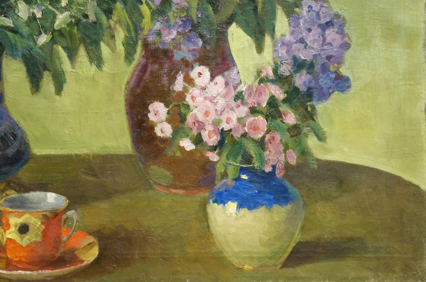 Oil painting Phlox Suponin Petr Mikhailovich
