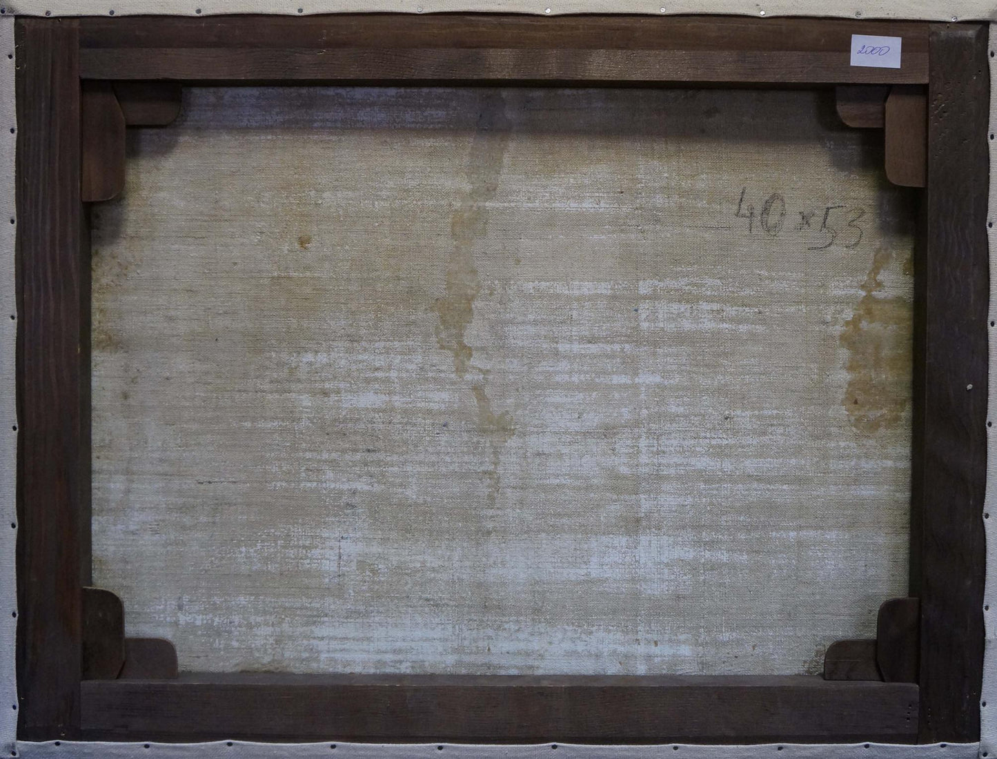 Oil painting The streets of the city