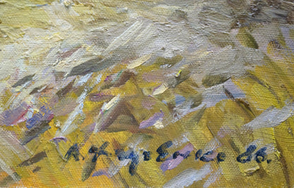 Oil painting Landscape Khodchenko Lev Pavlovich