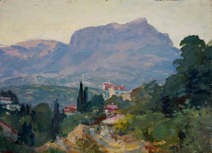 Oil painting Etude V. Kisil
