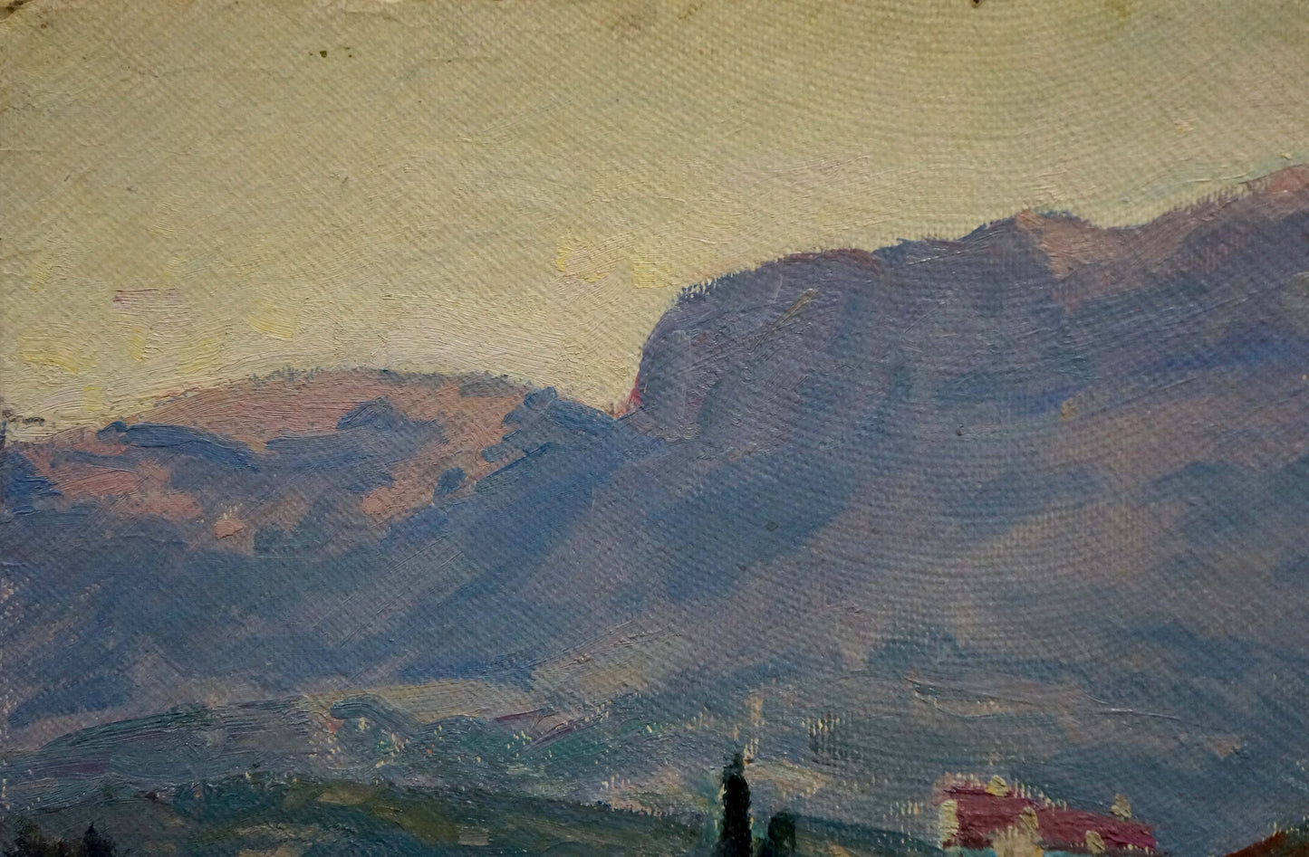 Oil painting Etude V. Kisil