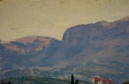 Oil painting Etude V. Kisil