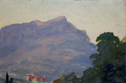 Oil painting Etude V. Kisil