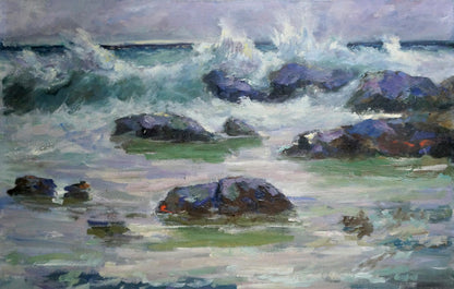 Oil painting Seascape Vasily Sokolov
