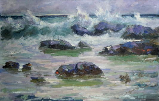 Oil painting Seascape Vasily Sokolov