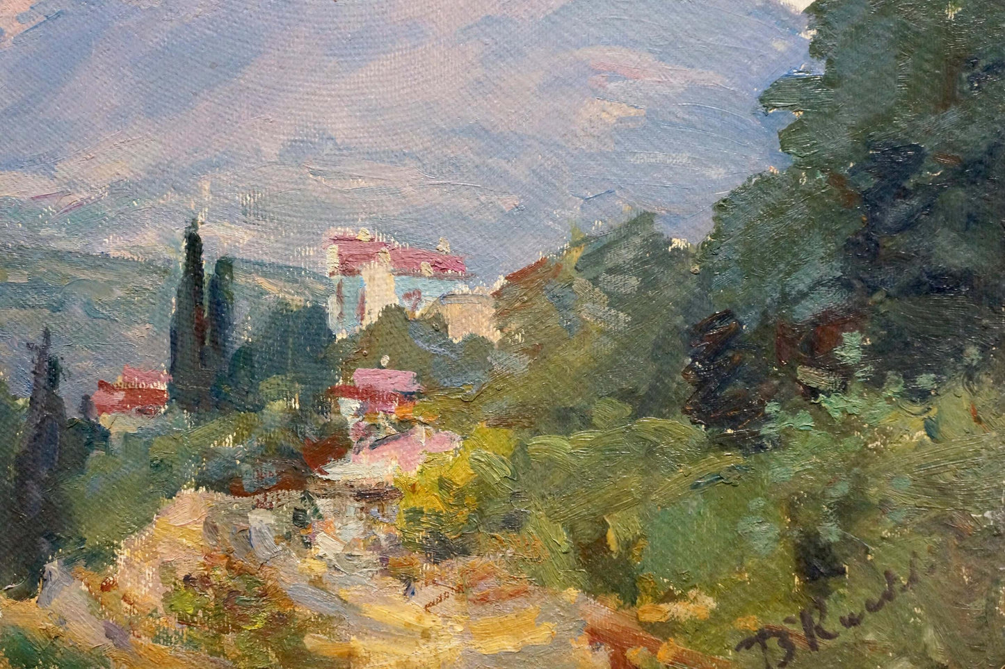 Oil painting Etude V. Kisil
