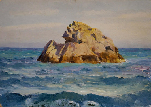 Oil painting Rocks in the sea Vladimir Matyushkov