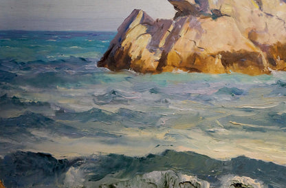 Oil painting Rocks in the sea Vladimir Matyushkov