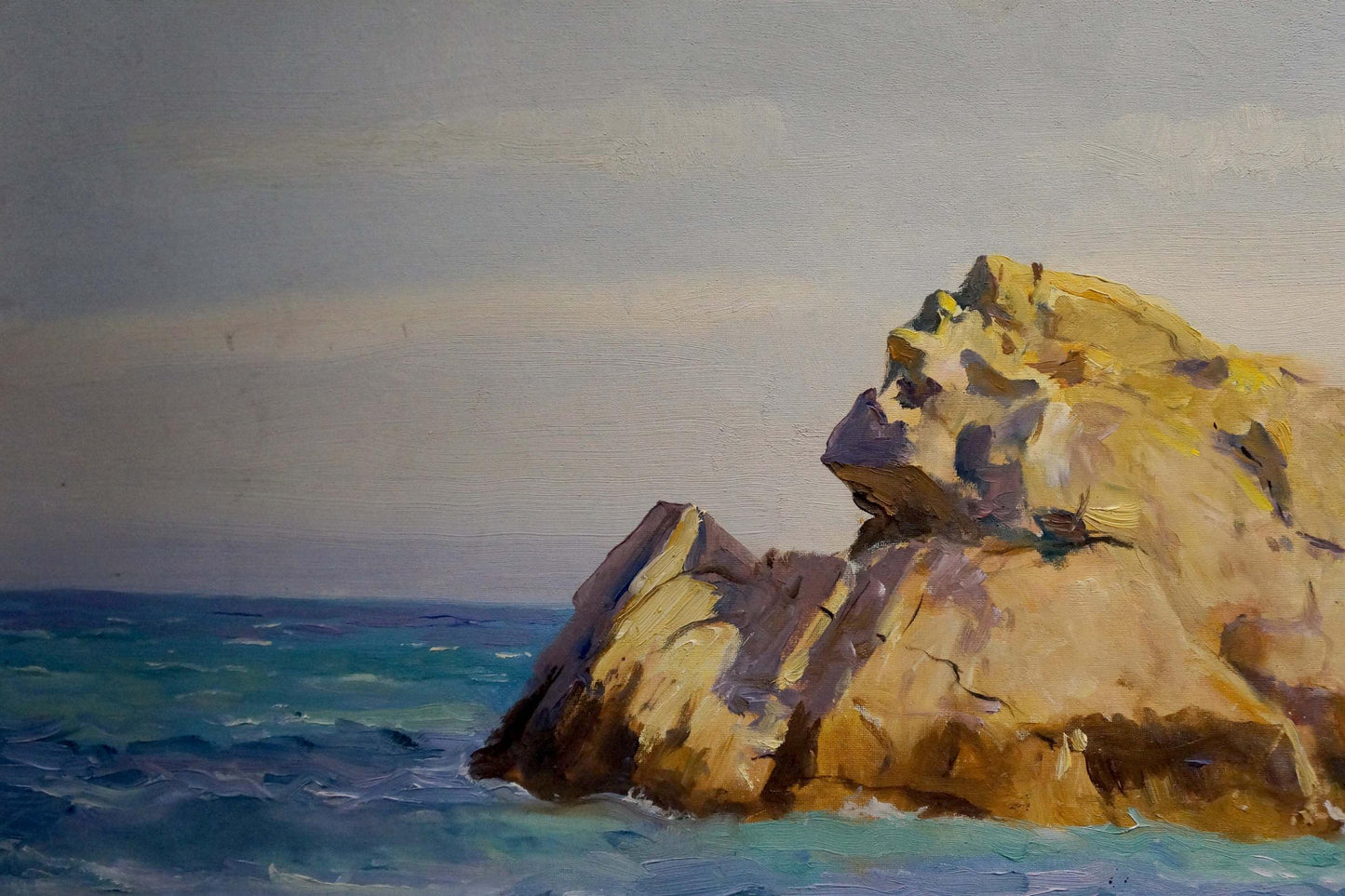 Oil painting Rocks in the sea Vladimir Matyushkov