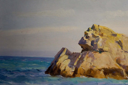 Oil painting Rocks in the sea Vladimir Matyushkov