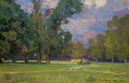 Oil painting Before the storm  Khodchenko Lev Pavlovich