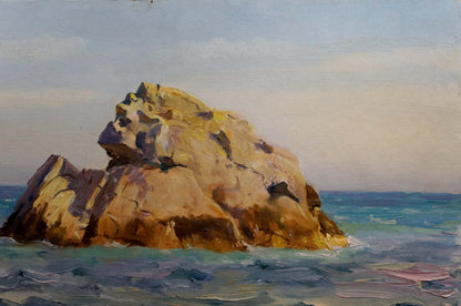 Oil painting Rocks in the sea Vladimir Matyushkov