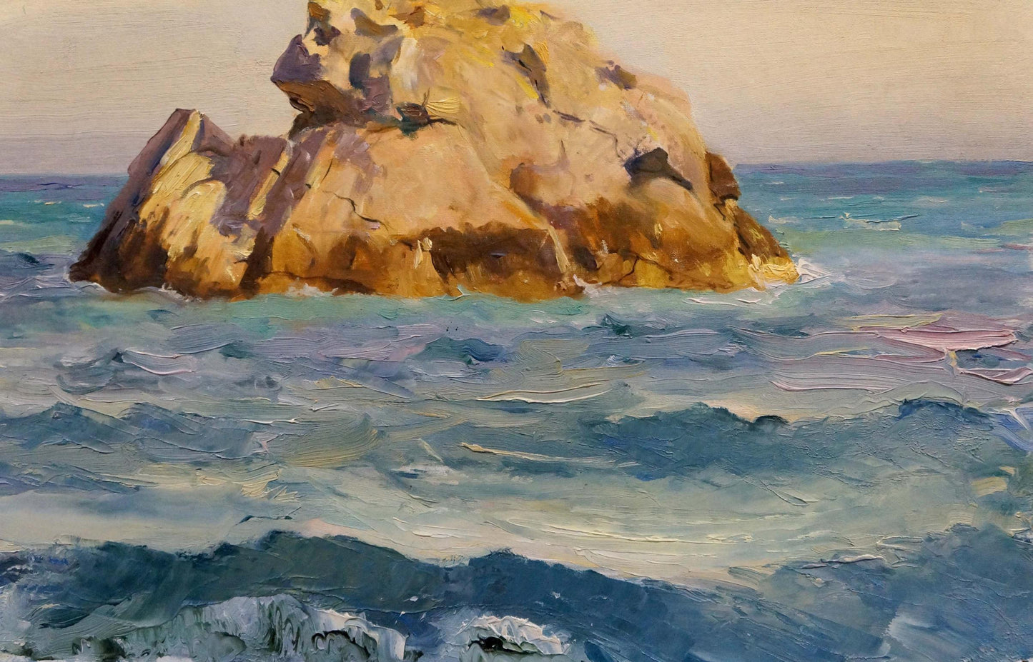 Oil painting Rocks in the sea Vladimir Matyushkov