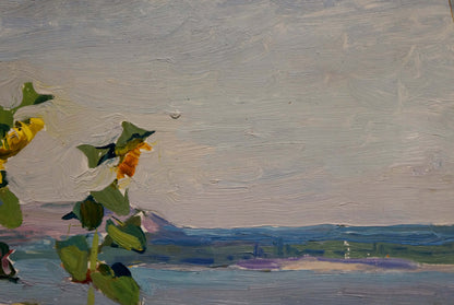Oil painting Sunflowers Glushchenko Nikolay Petrovich