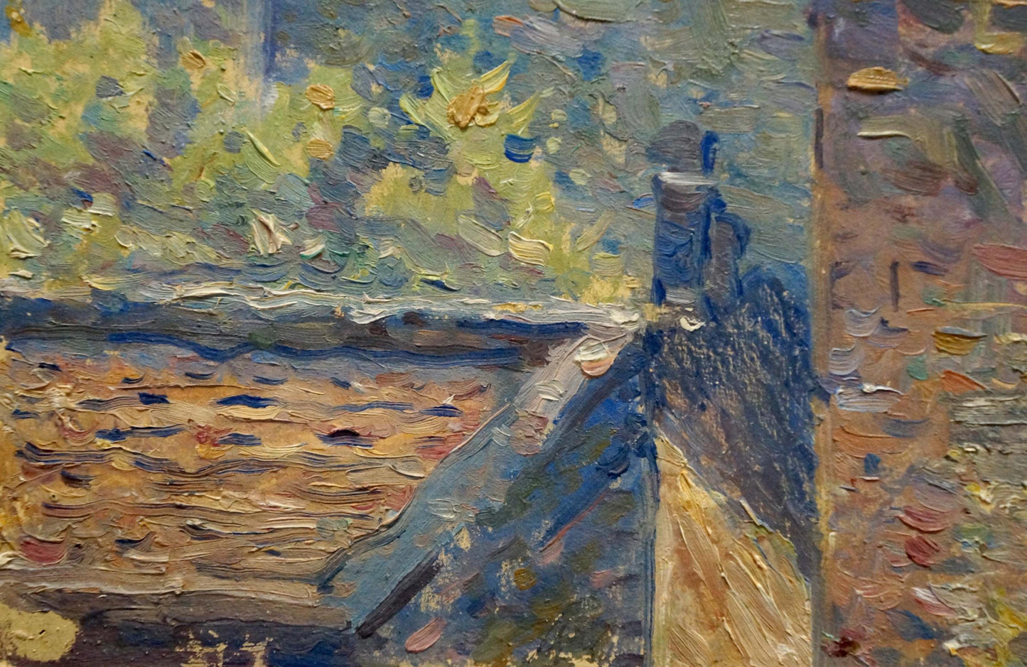 Oil painting City landscape Odessa artist