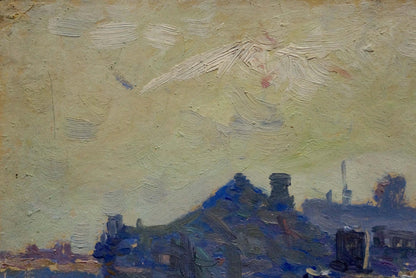 Oil painting City landscape Odessa artist