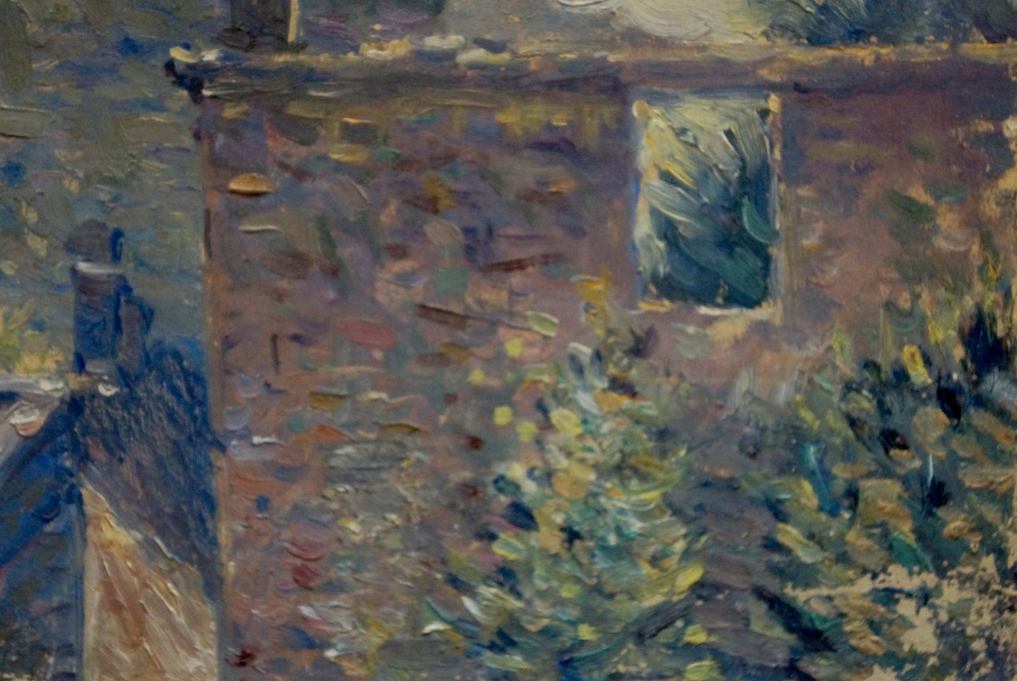 Oil painting City landscape Odessa artist