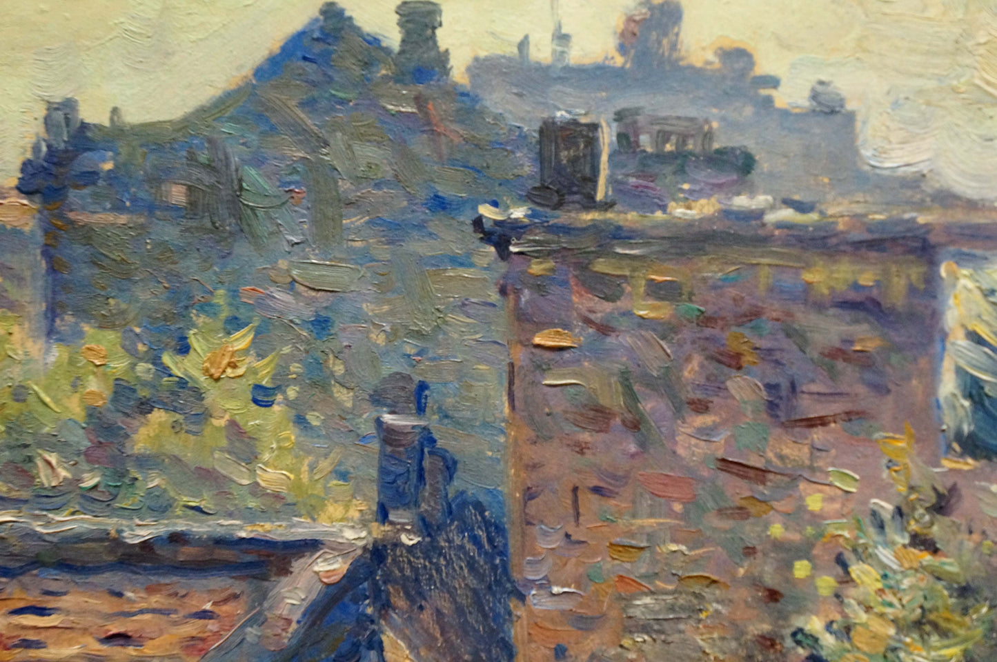 Oil painting City landscape Odessa artist