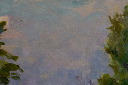 Oil painting Village landscape Pavlyuk Nikolay Artemovich