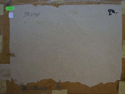 Oil painting Village landscape Pavlyuk Nikolay Artemovich